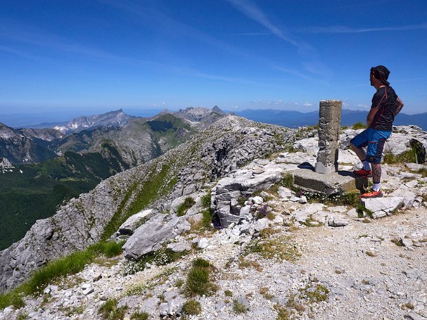 Pania della Croce über Ostgrat
