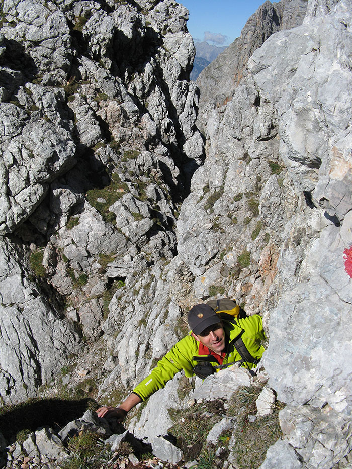 breithorn048.JPG - Großer Spaß durch Rinnen und um Ecken herum. Immer wieder neue Perspektiven.