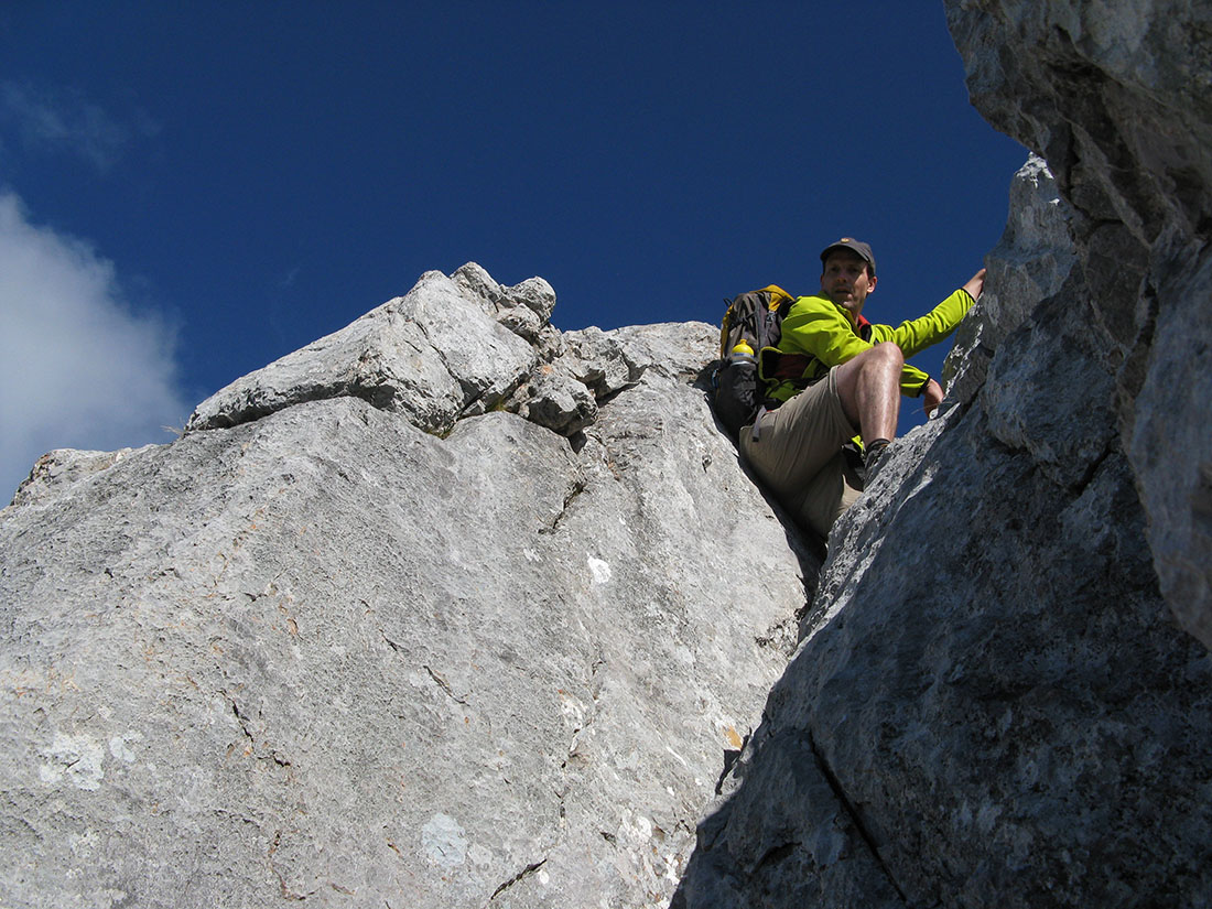 breithorn096.JPG - Mit Rucksack ein ziemliches Gewurschtel, aber es geht ja immer irgendwie.