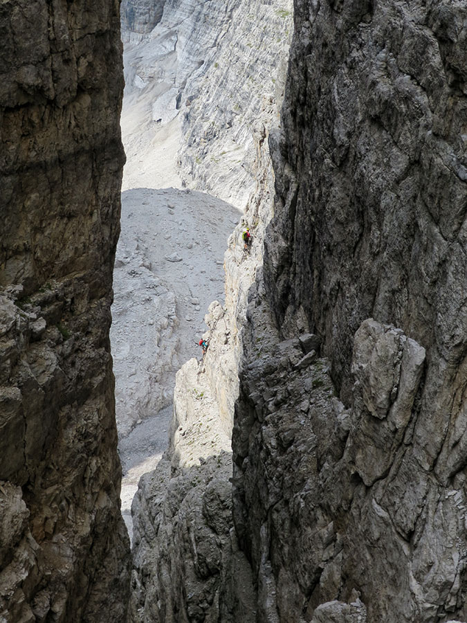 alte036.jpg - Ich hatte keinen Bock auf noch mehr Leitern am Detassis Klettersteig und wir nahmen die gemütlichere Alternative.                               