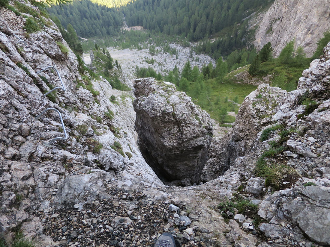 gadotti022.jpg - Der Einstieg in den Steig.                               